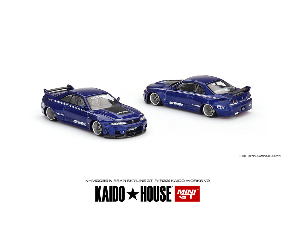 Preorder) Kaido House x Mini GT 1:64 Nissan Skyline GT-R (R33