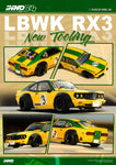 Inno64 1:64 LBWK Mazda RX3 Savanna - Unrivaled USA