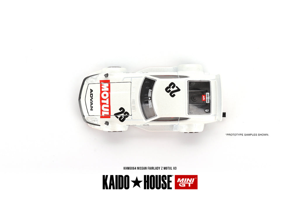 Preorder) Kaido House x Mini GT 1:64 Datsun Kaido Fairlady Z Motul