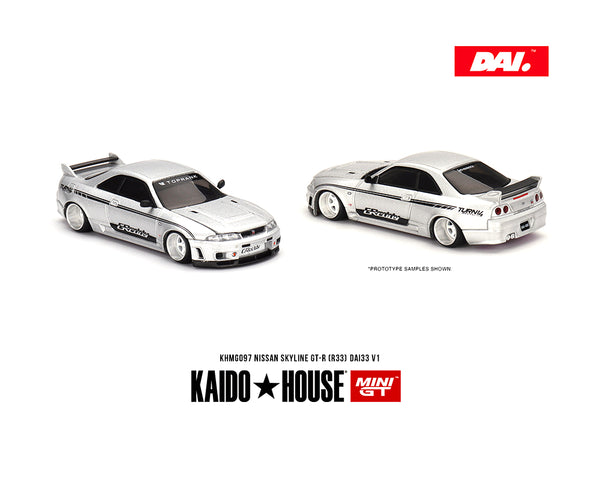 Preorder) Kaido House x Mini GT 1:64 Nissan Skyline GT-R (R33 