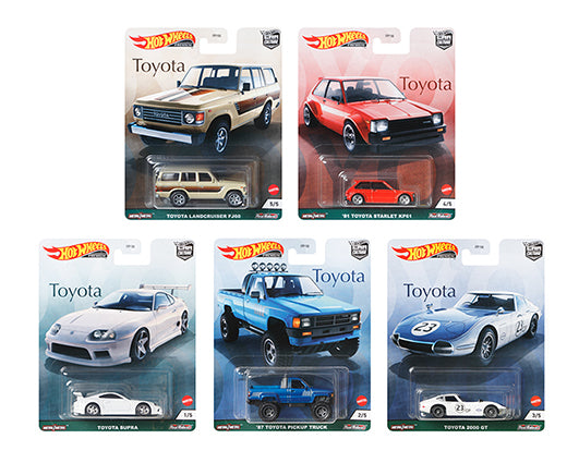 Hot Wheels 1:64 2021 Car Culture Complete Set - Toyota